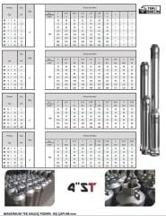 Öz Şafak  ST 7/31   5.5 Hp 380V   4'' Dalgıç Pompa (Motor + Pompa)