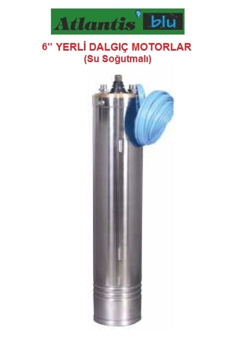 Atlantis 6K3000T 30Hp 380V 6'' Dalgıç Motor (Yerli-Su Soğutmalı)