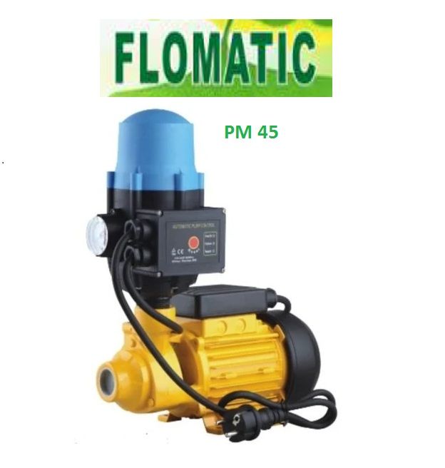 Flomatic PM 45 0.5Hp 220V Sürtme Fanlı Preferikal Pompalı Hidromatlı Hidrofor