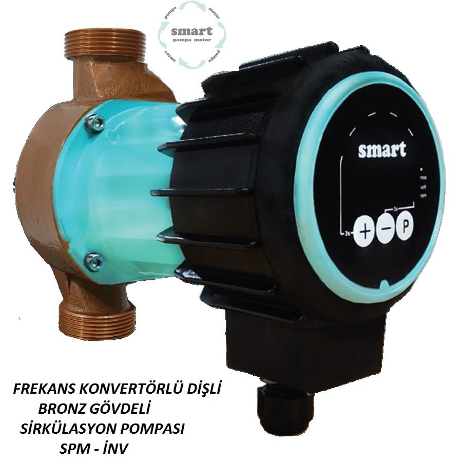 SMART DN32 İNV. BRONZ GÖVDE FREKANS KONTROLLÜ DİŞLİ SİRKÜLASYON POMPASI - Özel fiyat teklifi için bizi arayınız.
