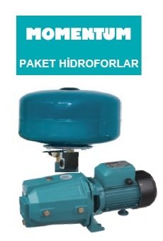 MOMENTUM PJW15M-DA3 - 1.5Hp - 220V - JET POMPALI DÖKÜM GÖVDELİ PAKET HİDROFOR