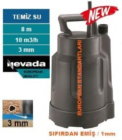 MOMENTUM PKS-370L -370W-220V- PLASTİK GÖVDELİ TEMİZ SU DRENAJ DALGIÇ POMPASI
