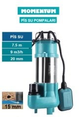 MOMENTUM PSP9-7.5/0.25   0.35hp 220v  Açık Fanlı Pis Su Dalgıç Pompa