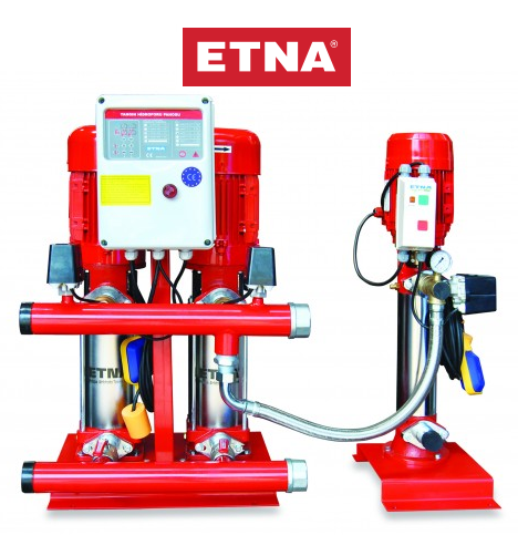 ETNA Y3 KO 10/9-40 - 3x5.5 HP 380V ÜÇ POMPALI ALARM KİTLİ YANGIN HİDROFORU