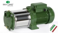 Sea Land MK 200 M   2Hp 220V Paslanmaz Çelik Fanlı Yatık Milli Çok Kademeli Pompa