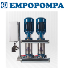 Empo EMH - 24 2X6 T       2X10 Hp 380V   İki Pompalı Dikey Milli  Hidrofor