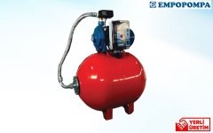 Empo EMH-ÇK M  150    1.5Hp 220V   50 Litre Yatık Tanklı Çift Kademe Pompalı Paket Hidrofor