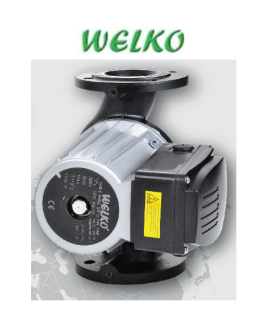 WELKO GPD 65-5F 380V TEK HIZLI FLANŞLI SICAK SU SİRKÜLASYON POMPASI