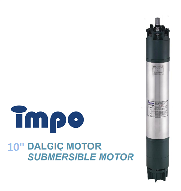 İMPO 225 HP - 380V 10'' İNÇ TEK DALGIÇ POMPA MOTORU (SU SOĞUTMALI)
