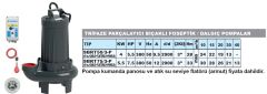 SUMAK SBRT 50/3 P  5.5Hp 380v Bıçaklı Foseptik Dalgıç Pompa (parçalayıcılı)