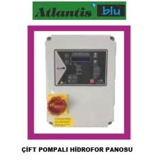 Atlantis KRS 2S1-3M   1-3Hp  220V   Elektronik Kartlı Çift Pompalı Hidrofor Panosu