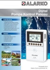 Alarko, 20 Y-CBB, MONOFAZE, 0.5Hp - 3Hp, Dalgıç Pompa, Hidrofor, Dijital Kontrol Panosu (Elektronik)
