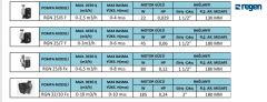 REGEN RGN 25/7 F  1½'' GİRİŞ-ÇIKIŞLI DİŞLİ TİP FREKANS KONVERTÖRLÜ SİRKÜLASYON POMPASI