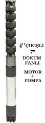İMPO S 790/06 - 60 HP DÖKÜM FANLI (KADEMELİ) DERİN KUYU DALGIÇ POMPA