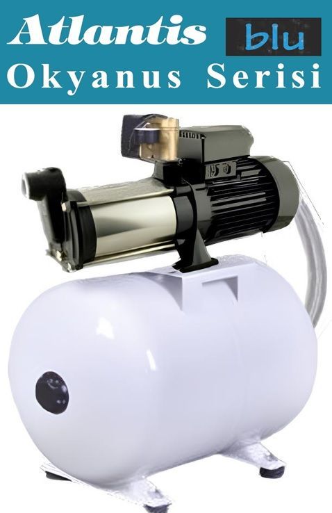 ATLANTİS, YATIK 7-5M-ST, 1.5HP, 220V, SABİT PATLAMAYAN MEMBRANLI, 50 LİTRE TANKLI, HAZIR PAKET HİDROFOR