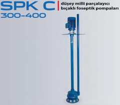 STAR SPK- C 400 T 4.HP 380V DÜŞEY MİLLİ BORULU PARÇALAYICI BIÇAKLI FOSEPTİK POMPA