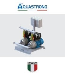 Aquastrong  WDRIVE-2 EDX 40-370     2x3.7kW 380V  İki Pompalı Yatay Milli Frekans Kontrollü Paket Hidrofor