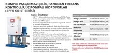 Etna 3PFK KO-ST16/11-110  3x15Hp  Üç Pompalı Komple Paslanmaz Çelik Panodan Frekans Kontrollü Çok Kademeli Sessiz Hidrofor (Aisi 304)