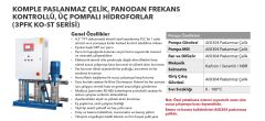 Etna 3PFK KO-ST20/8-110  3x15Hp  Üç Pompalı Komple Paslanmaz Çelik Panodan Frekans Kontrollü Çok Kademeli Sessiz Hidrofor (Aisi 304)