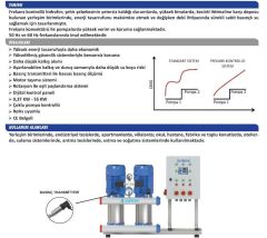 SUMAK, SHT8C 400/10 PFK, 3x3 KW, 380V, 2900 d/d, ÜÇ POMPALI, FREKANS KONTROLLÜ HİDROFOR