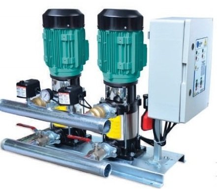 MASTER 2 MV 9/9 T - 2X4.0 HP- 380V - ÇİFT POMPALI DİKEY MİLLİ HİDROFOR