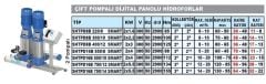 SUMAK, SHTPD16B 750/12 SMART, 2x7.5 HP, 380V, ÇİFT POMPALI DİJİTAL PANOLU HİDROFOR