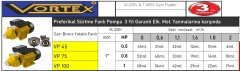 VORTEX VP 100 - 1 HP BRONZ SÜRTME FANLI PREFERİKAL POMPA