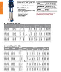Etna KI 20/6-75  10Hp 380V Komple Paslanmaz Çelik Dik Milli Çok Kademeli Kompakt Yapılı İnline Bağlantılı Santrifüj Pompa - 2900 d/dk (Aisi 304)