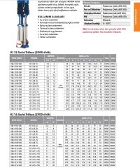 Etna KI 20/6-75  10Hp 380V Komple Paslanmaz Çelik Dik Milli Çok Kademeli Kompakt Yapılı İnline Bağlantılı Santrifüj Pompa - 2900 d/dk (Aisi 304)