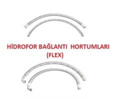 2½ ''  50 cm  DÜZ TİP ÇELİK ÖRGÜLÜ HİDROFOR BAĞLANTI HORTUMU (FLEX)