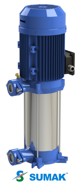 SHT8-400/10 4.HP 380V DÜŞEY MİLLİ KADEMELİ POMPA