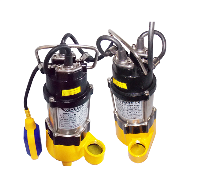 VORTEX VX 25 - 0.25 HP 220V PİS SU FOSEPTİK DALGIÇ POMPA