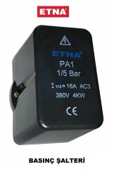Etna PA1-Tahliyesiz  (1-5 Bar basınç aralığı) Hidrofor Ve Pompa Otomatik Basınç Şalteri