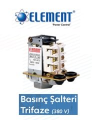 Element ELT-2C     2-8 Bar Tahliyeli  Trifaze Basınç Şalteri