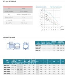 Empo EMJET  100 M   1 Hp 220V  Kendinden Emişli Jet Pompa