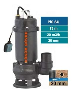 MOMENTUM 50WQ-08-0.35F DÖKÜM GÖVDELİ PİS SU POMPASI
