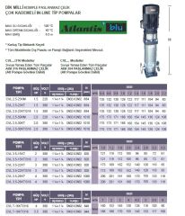 ATLANTİS CVL 9-10KT - 2 HP 380V DİK MİLLİ ÇOK KADEMELİ İN-LİNE TİP KOMPLE PASLANMAZ ÇELİK POMPA