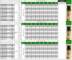 Vortex 6 NR 25-07  7.5Hp  6\'\' Noril Fanlı Çok Kademeli Çelik Gövdeli Derin Kuyu Sondaj Çıplak Tek Dalgıç Pompa (Pompa Kademe)