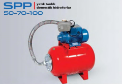 STAR SPP-Y 70 M - 0.75 HP 220V 24 LT YATIK TANKLI DOMESTİK PAKET HİDROFOR