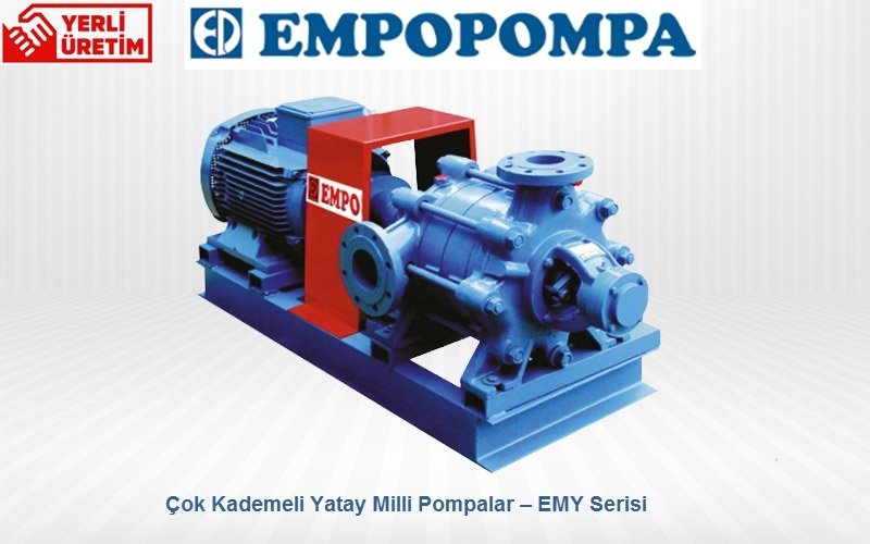 Empo  EMY-32/06      2 Hp  380V   Yatay Milli Çok Kademeli Santrifüj Pompa (1500 dev./dak.)