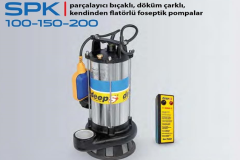 STAR SPK 150 T - 1.5 HP 380V PARÇALAYICI BIÇAKLI FOSEPTİK DALGIÇ POMPA