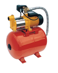 VORTEX VKP S/S 7-04M - 1.3 HP 220V 50 LT TANKLI YATAY PASLANMAZ ÇELİK FANLI PAKET HİDROFOR