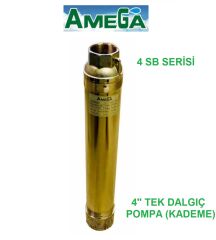 Amega 4 SB 8/24  5.5Hp  4\'\' Noril Fanlı Derin Kuyu Çıplak Tek Dalgıç Pompa (Pompa Kademe)