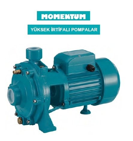 MOMENTUM 2PCm/160  2HP-220V  DÖKÜM GÖVDELİ ÇİFT KADEMELİ  SANTRİFÜJ POMPA