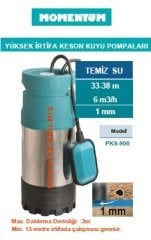 MOMENTUM PKS-900   900W-220V   YÜKSEK İRTİFALI KESON KUYU POMPA