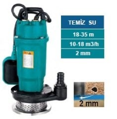 MOMENTUM PDX1.5-15-0.37A  -0.50HP-220V- DÖKÜM GÖVDELİ TEMİZ SU DRENAJ DALGIÇ  POMPASI (KESON KUYU)